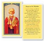 St. Nicholas holy card