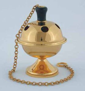 Censer, 24kt Gold polished