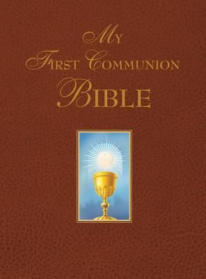 My First Communion Bible: Burgundy