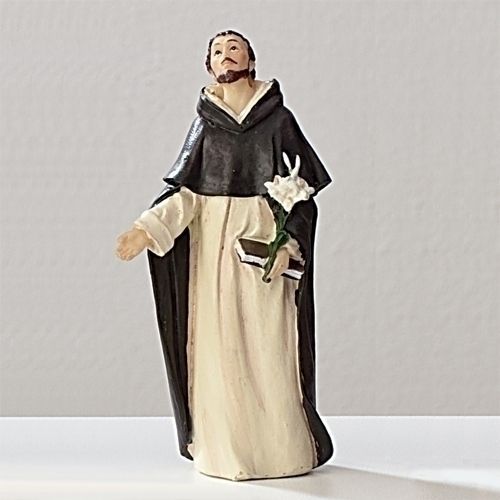 St. Dominic figurine, 3.5" tall