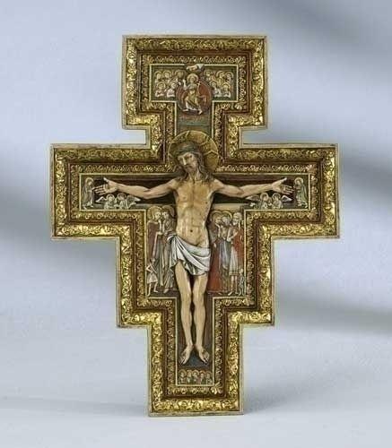 San Damiano Crucifix, 17.75" tall