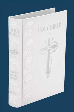 Catholic Wedding Bible: NABRE, White Leather Padded Cover