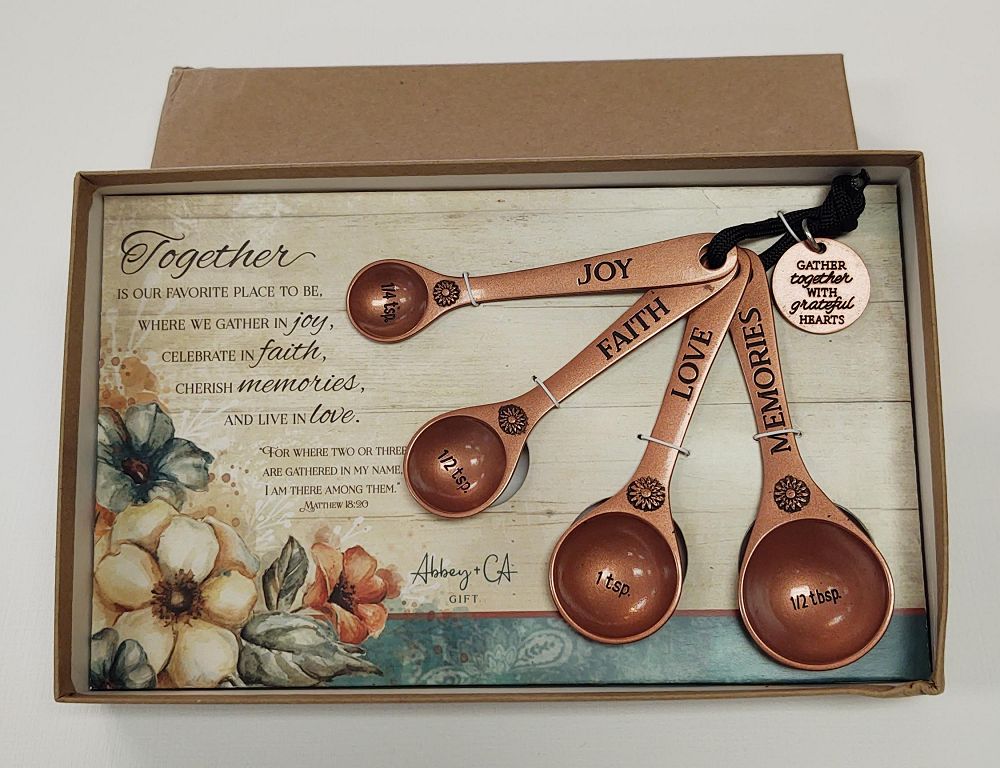 Gather Measuring Spoons, Copper