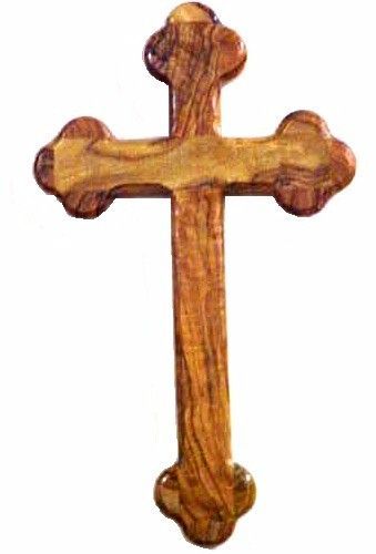 Olivewood Cross, 10" tall