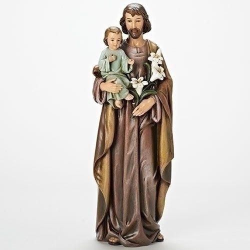 St. Joseph statue, 18" tall