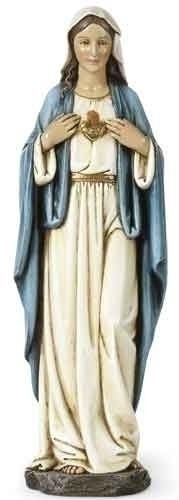 Immaculate Heart of Mary statue, 10" tall