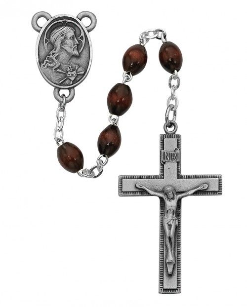 Brown Wood Rosary