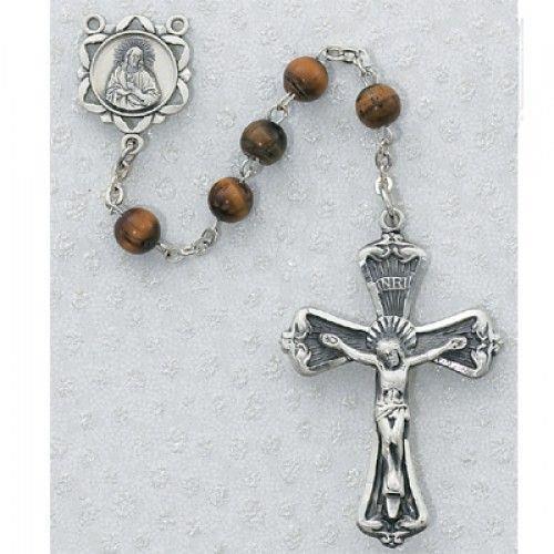 Tiger Eye Rosary, 6mm beads