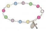 Multi-color Swarovski bracelet