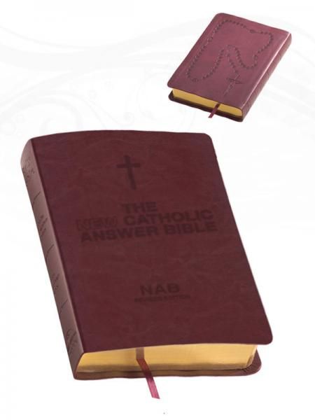 New Catholic Answer Bible: NABRE, Burgundy Leather