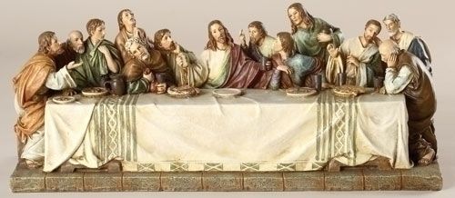 Last Supper statue, 11.25" long