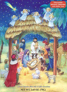 Nativity chocolate advent calendar