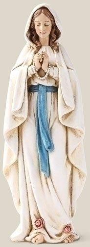 Our Lady of Lourdes statue, 6" tall