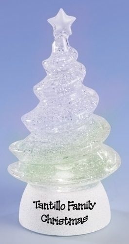 Glitter Tree LED, 3" tall