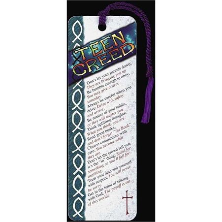 Teen Creed Bookmark-tassel
