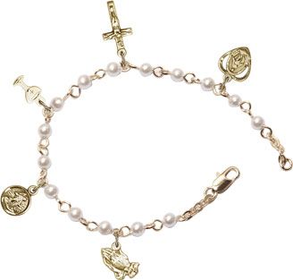 Pearl Charm Bracelet, GP