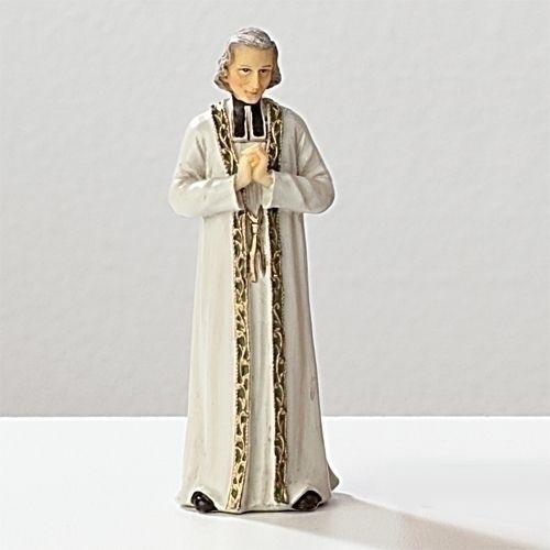 St. John Vianney figurine, 4" tall