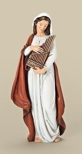 St. Cecilia statue, 6" tall