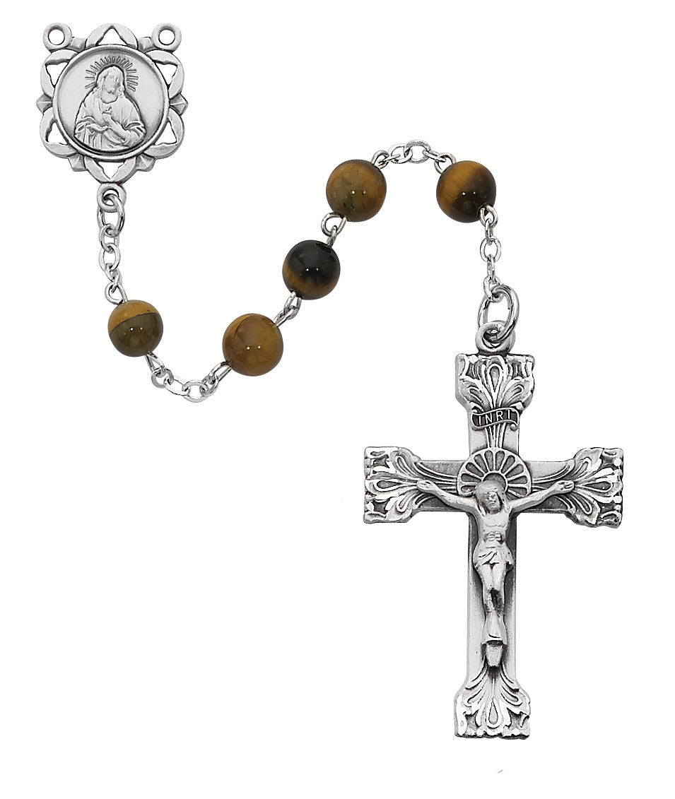 Tiger Eye Rosary, 6mm beads