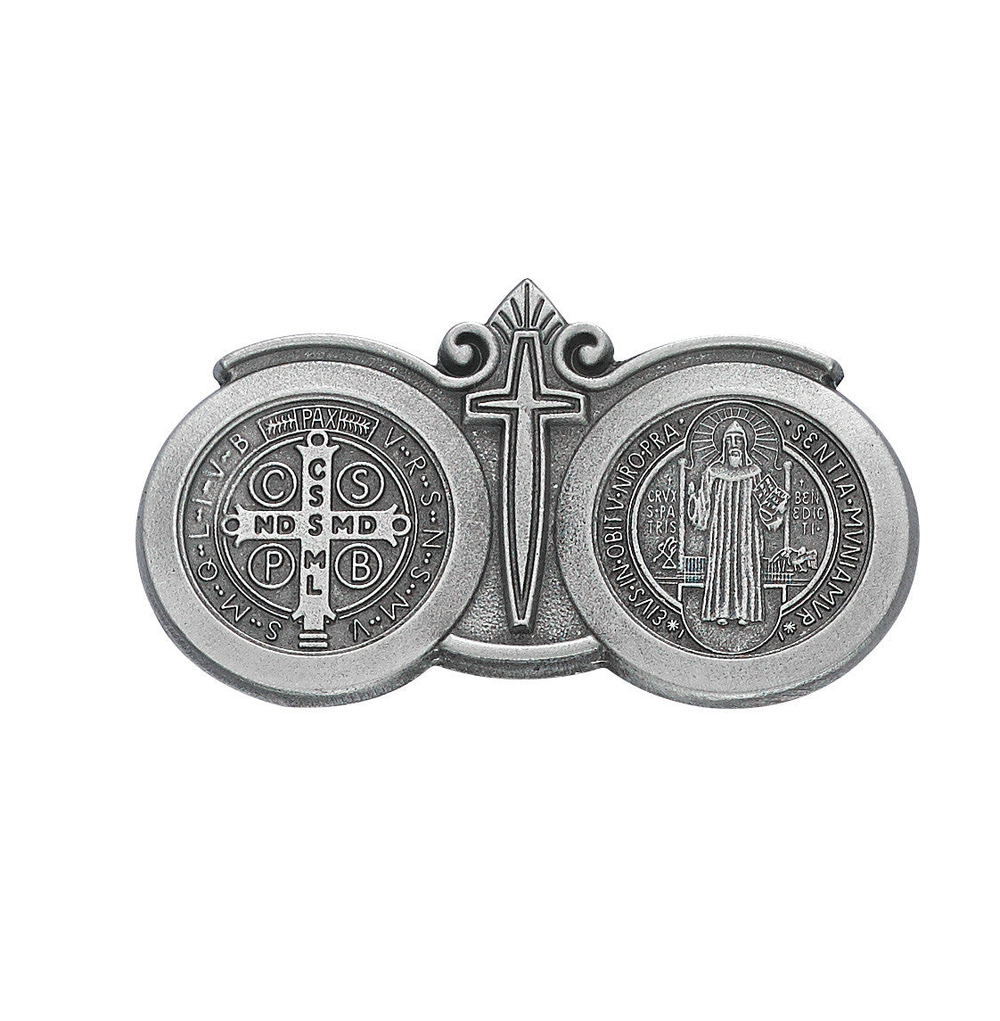 St. Benedict visor clip