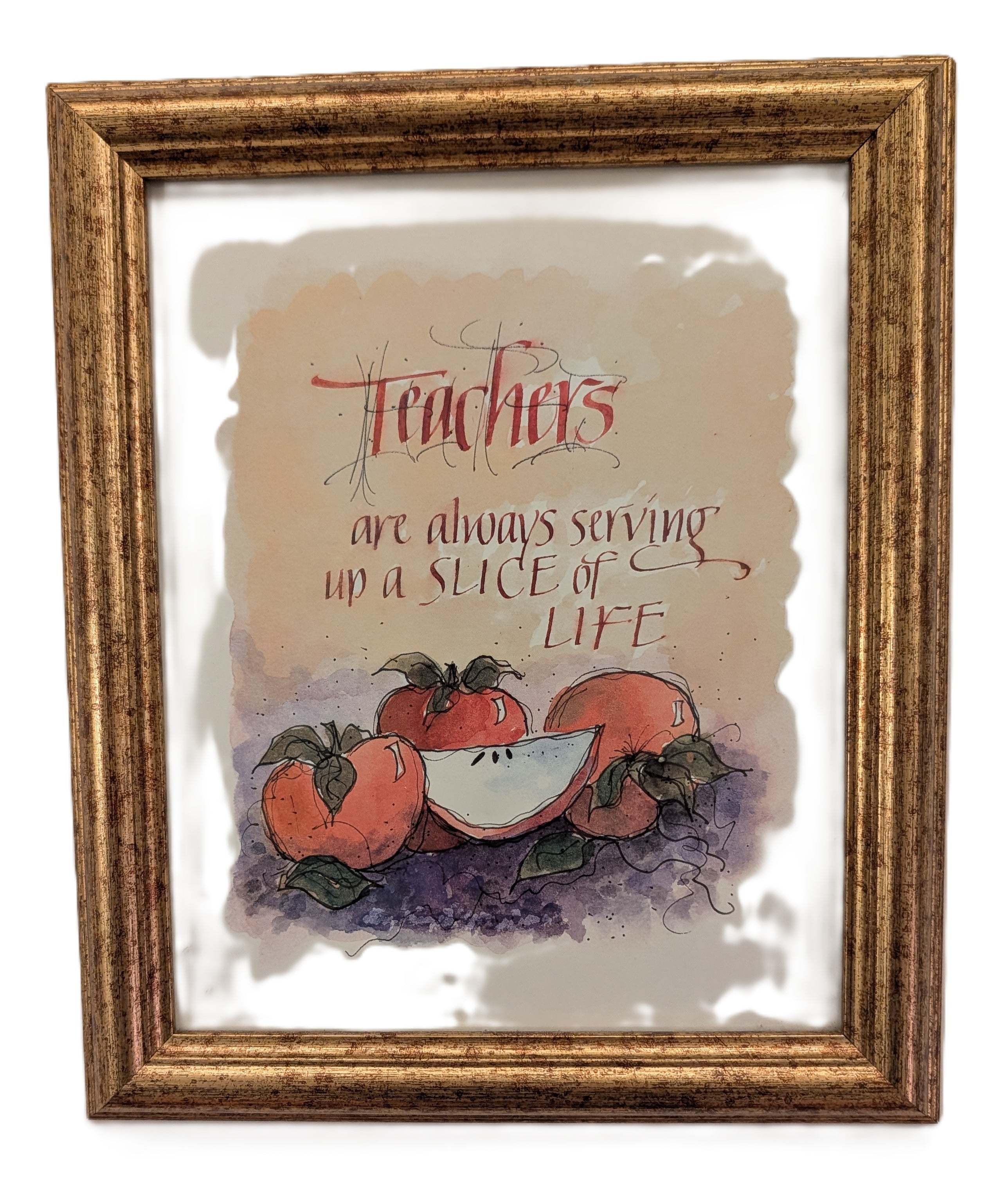 Teachers, framed print