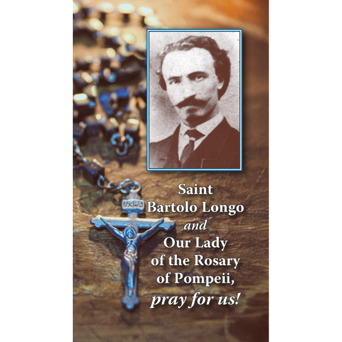 St. Barolo Longo: prayer card