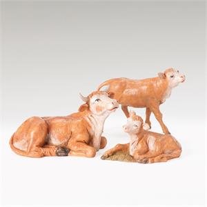 Ox Family, 3 pc set, 5" scale