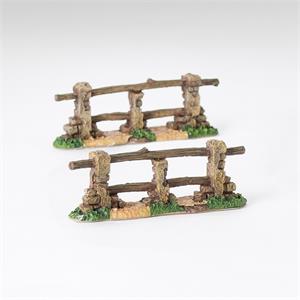 Bethlehem Fence, 2 pc set, 5" scale