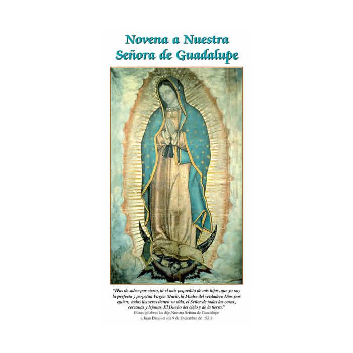 Novena to Our Lady of Guadalupe Pamphlet, Spanish