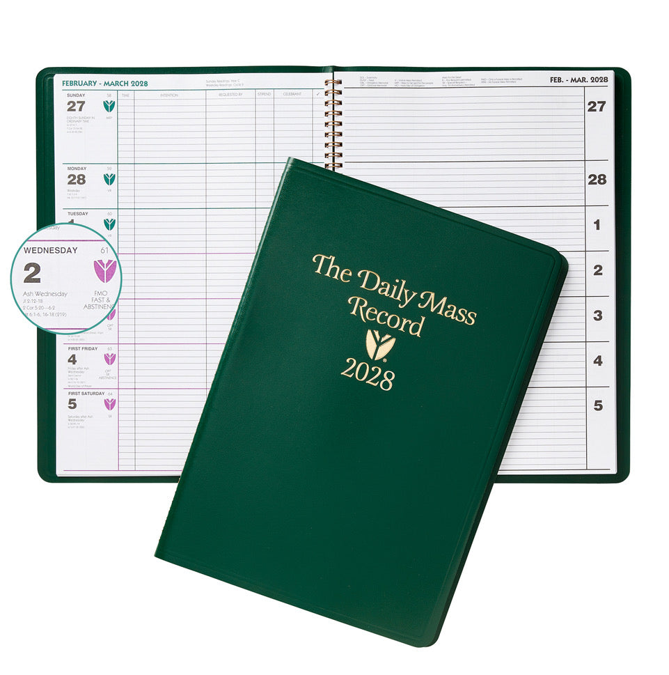 2028 Daily Mass Record Book