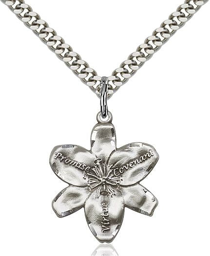 Chastity medal 00894, Pewter