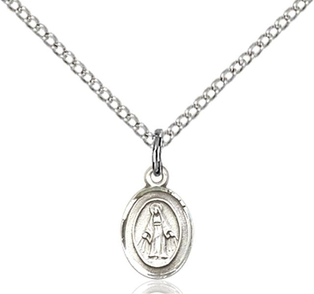 Miraculous medal 0205PL4, Pewter