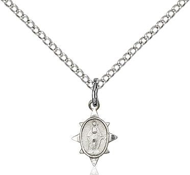 Miraculous medal 0212PL4, Pewter