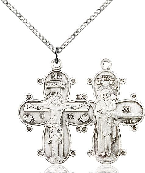 Christine Cross medal 02644, Pewter