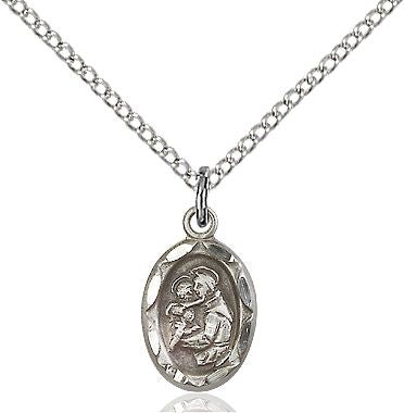 Saint Anthony medal 0301D4, Pewter