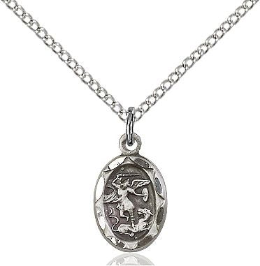 Saint Michael the Archangel medal 0301R4, Pewter