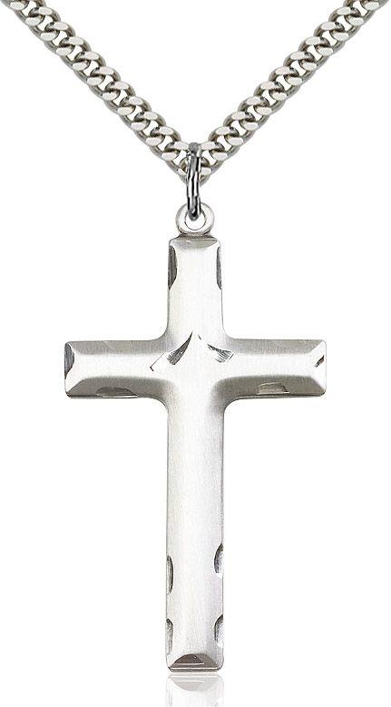 Cross medal 0644Y1, Sterling Silver