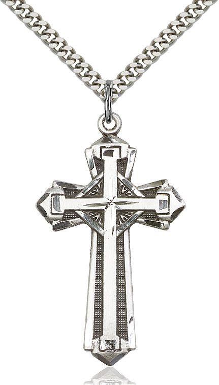 Cross medal 0650Y1, Sterling Silver