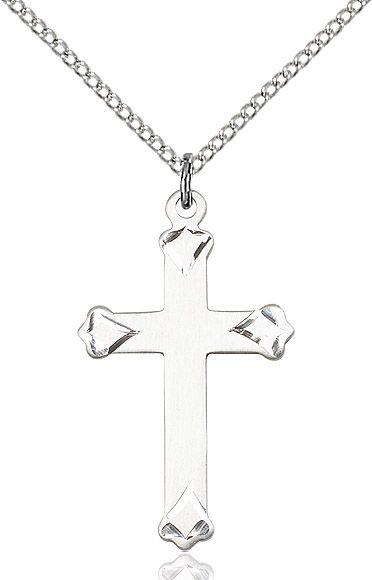 Cross medal 0651Y1, Sterling Silver