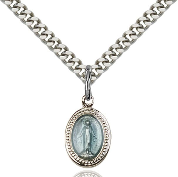 Miraculous medal 0700B4, Pewter
