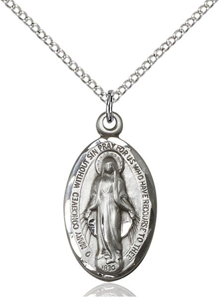 Miraculous medal 16154, Pewter
