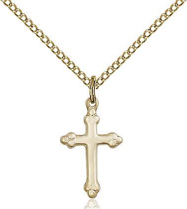 Cross medal 54152, Gold Filled