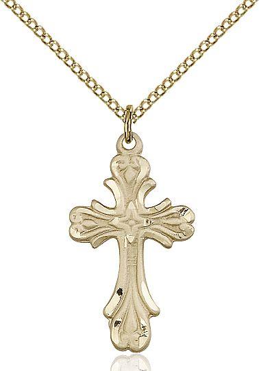 Cross medal 54192, Gold Filled