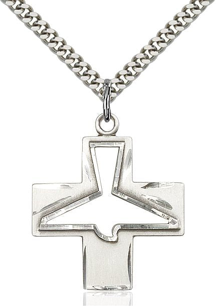 Holy Spirit medal 60804, Pewter
