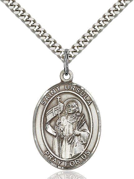 Saint Ursula medal S1274, Pewter