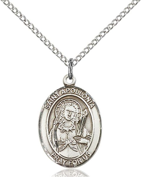 Saint Apollonia medal S0054, Pewter