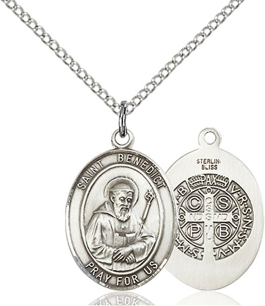 Saint Benedict medal S0084, Pewter