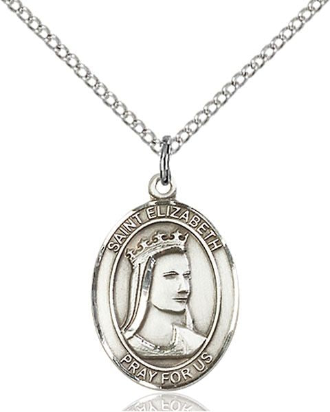 Saint Elizabeth of Hungary medal S0334, Pewter