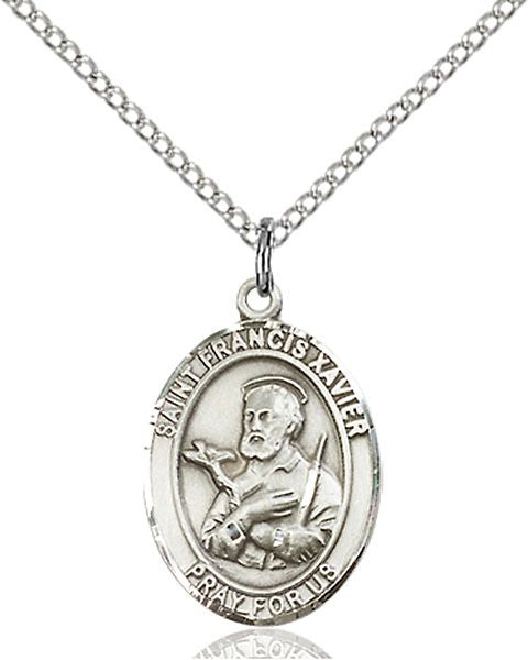 Saint Francis Xavier medal S0374, Pewter