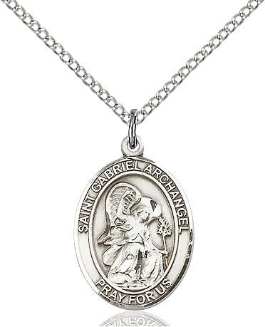 Saint Gabriel the Archangel medal S0394, Pewter